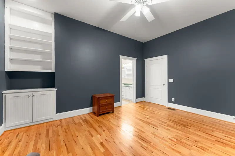 Bedroom with built-ins